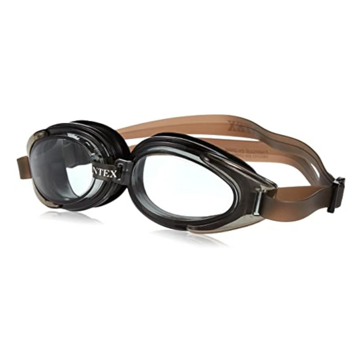 Intex Water Pro Adjustable Swimming Pool Sport Goggles Clear