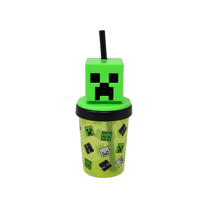 Minecraft Super Sipper with Straw, 13 Oz, 1 Count