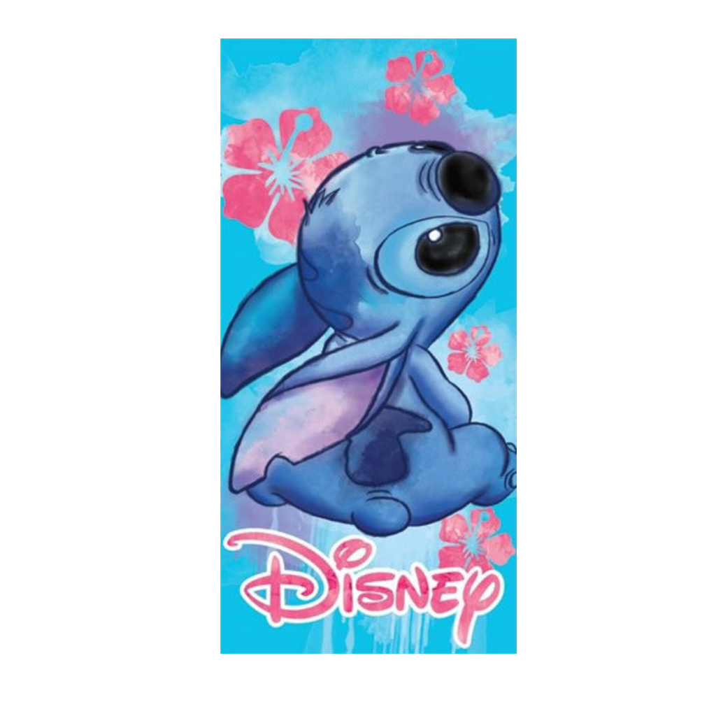 Disney Floral Stitch Beach Towel
