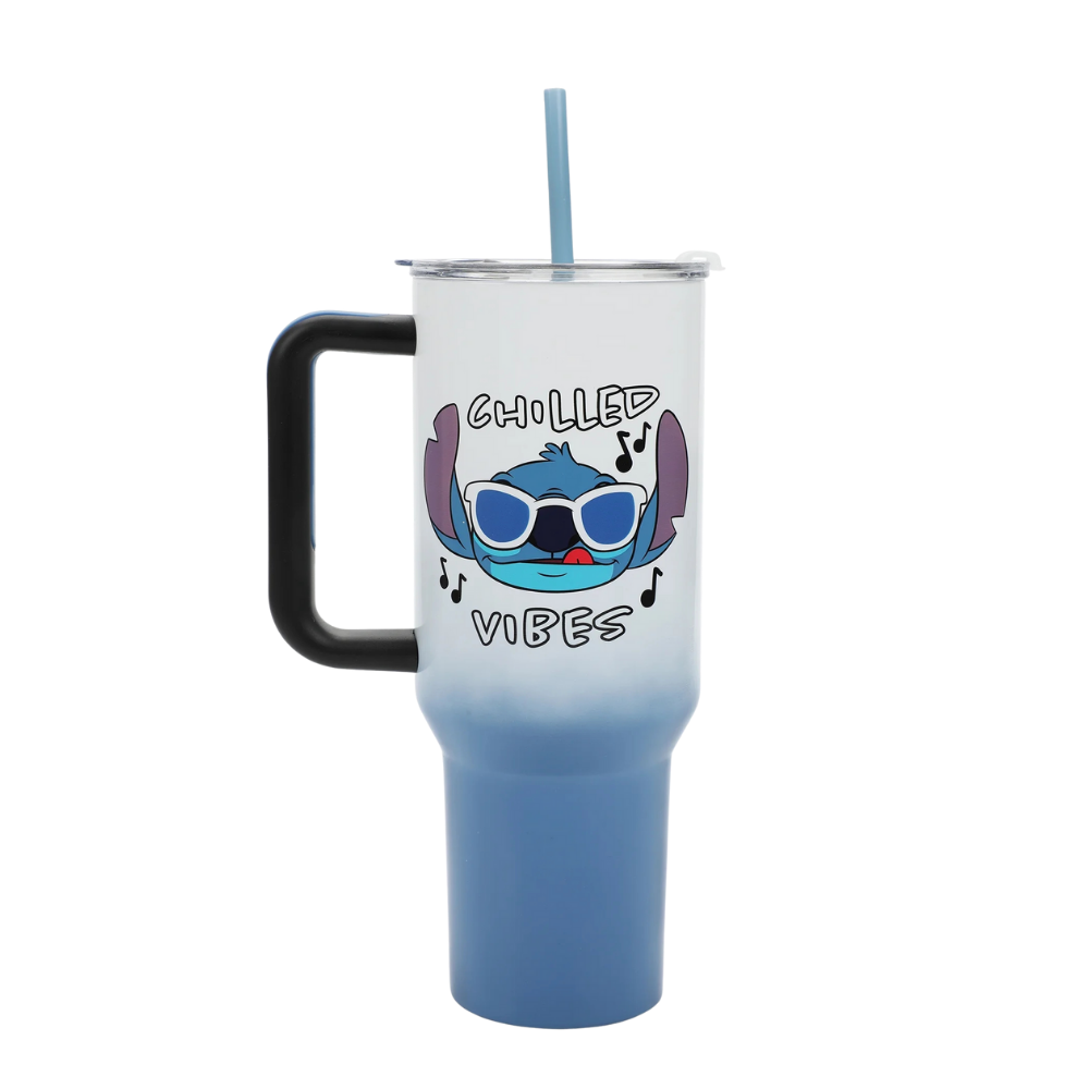 Disney's Stitch Chilled Vibes 40 Oz Stainless Steel Tumbler With Handle