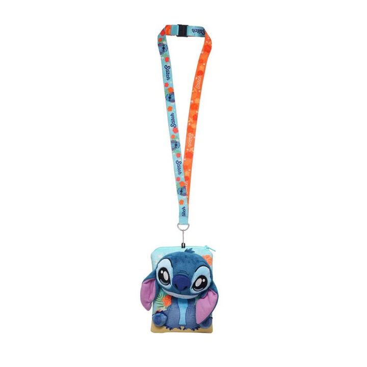 Lilo & Stitch Stitch Sitting Deluxe Plush Lanyard