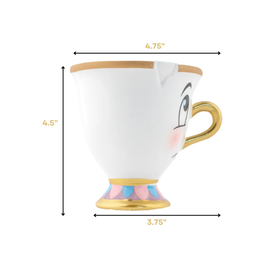 Disney Beauty and the Beast 8oz Chip Mug