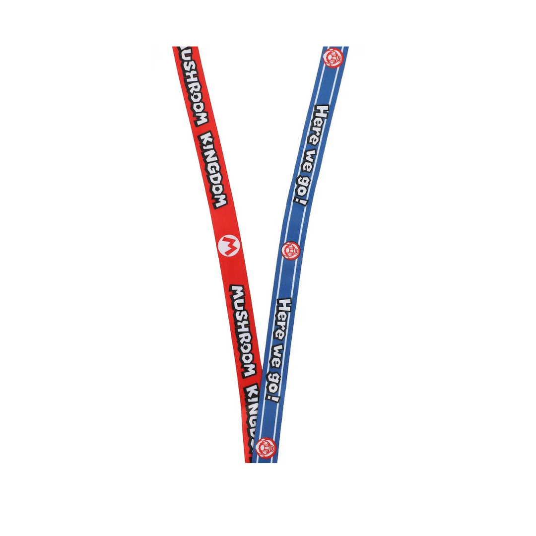 Officially Licensed Mario Lanyard with PVC Rubber Charm