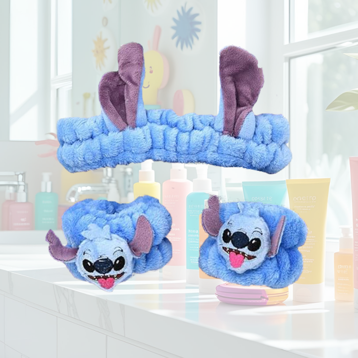 Stitch Plush Wristband and  Headband
