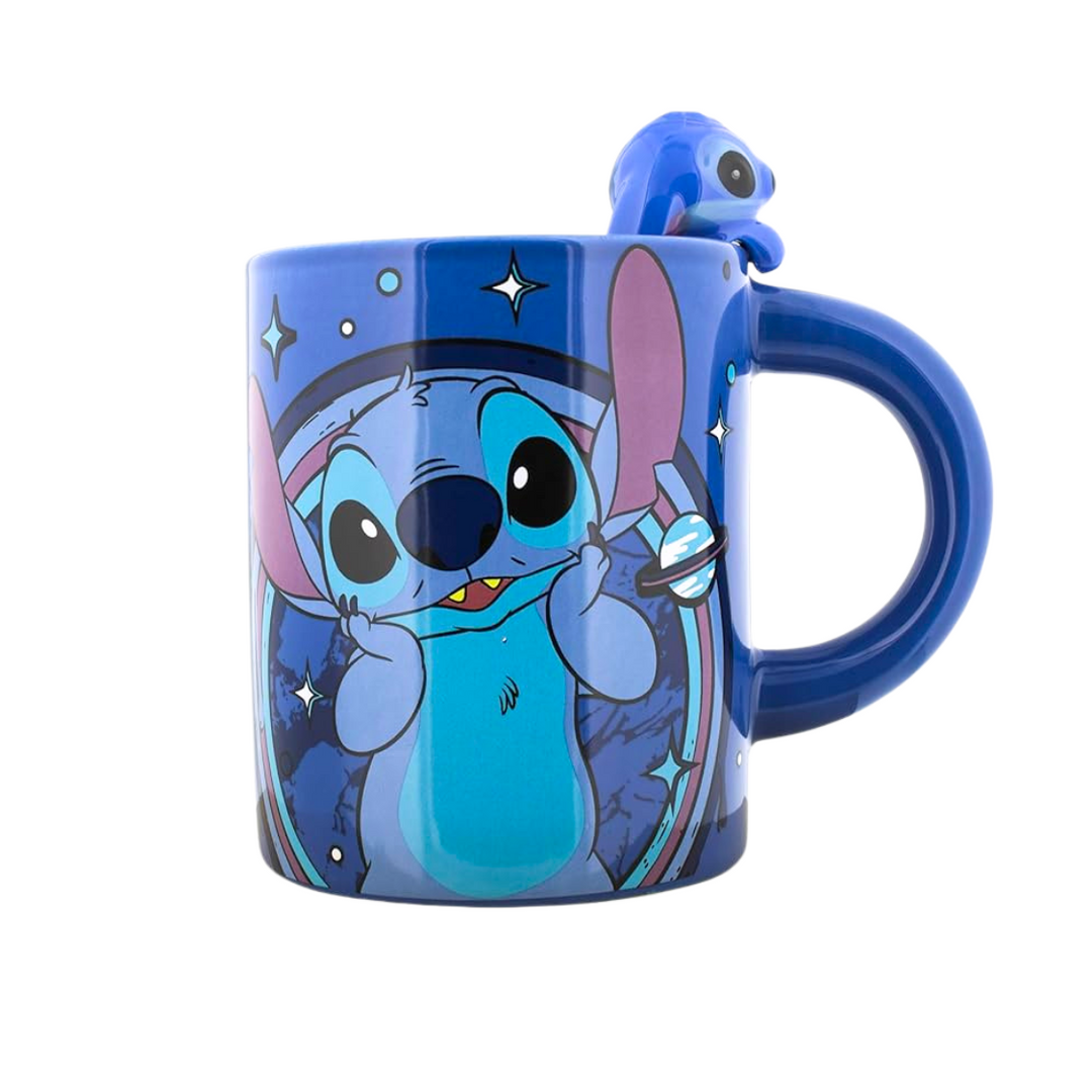 Lilo & Stitch 17oz Mug with Sculpted Stitch Critter
