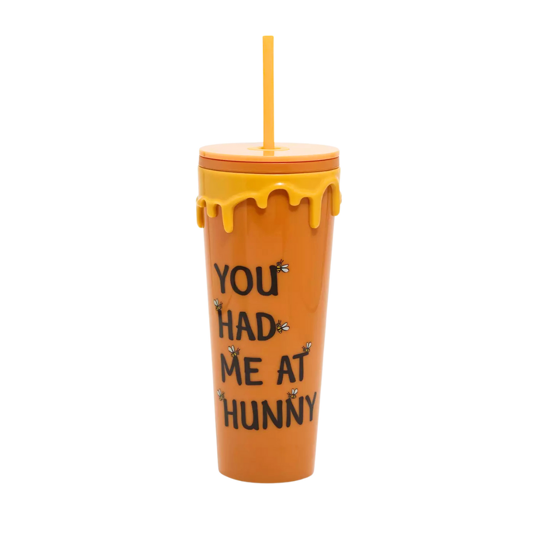 Disney Hunny Drip Winnie the Pooh Tumbler with Straw – Adorable Drinkware for Kids