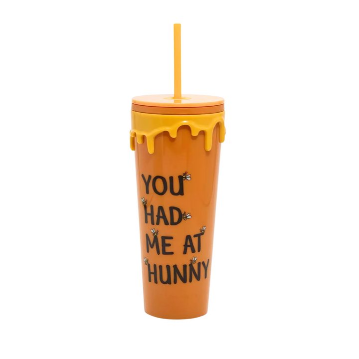 Disney Hunny Drip Winnie the Pooh Tumbler with Straw – Adorable Drinkware for Kids