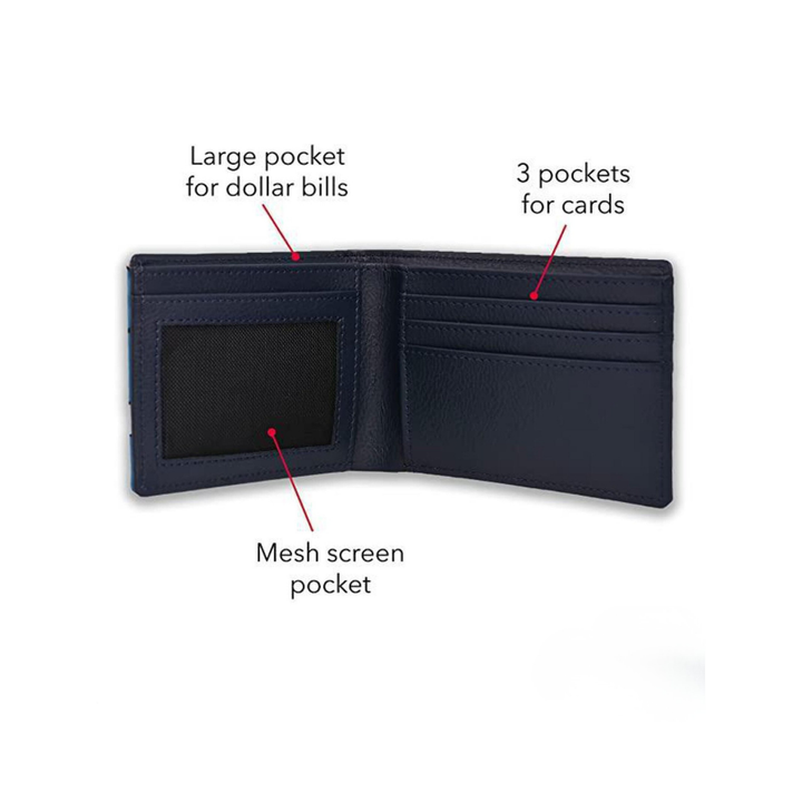 Disney Mickey Mouse Vintage Bifold Wallet in a Decorative Tin Case.