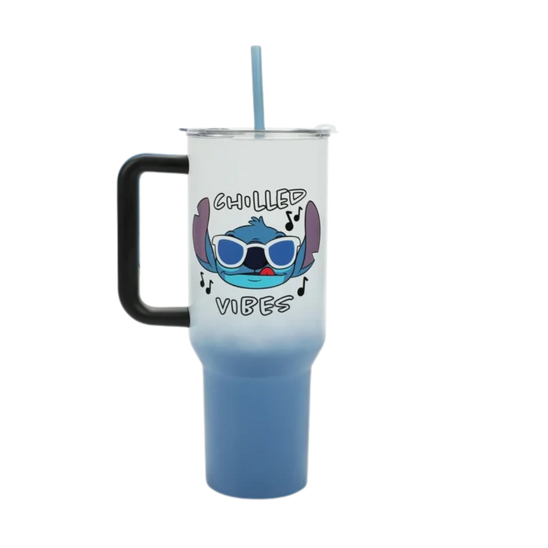 Disney's Stitch Chilled Vibes 40 Oz Stainless Steel Tumbler With Handle