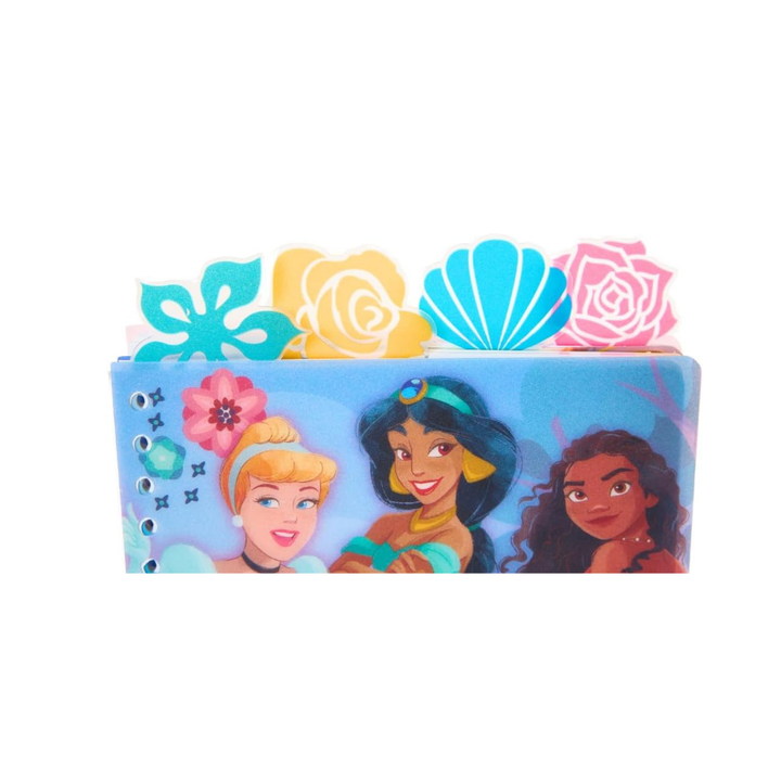 Disney Princess Tab Journal Notebook for Kids, Spiral Bound, 96 Lined Pages, 8 X 7 Inches