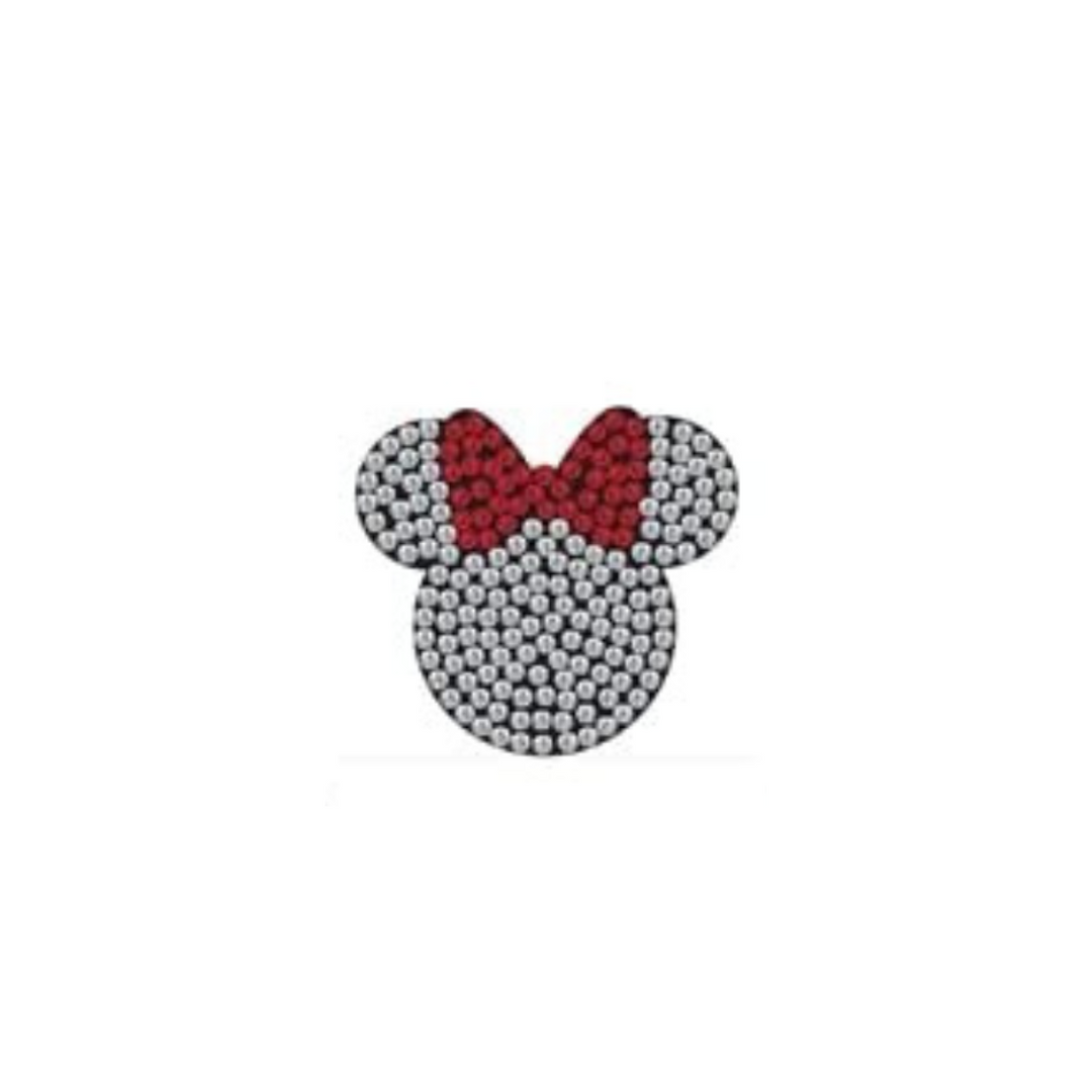 Disney Rhinestone Stemless Wine Glass Inspired  Minnie Fan