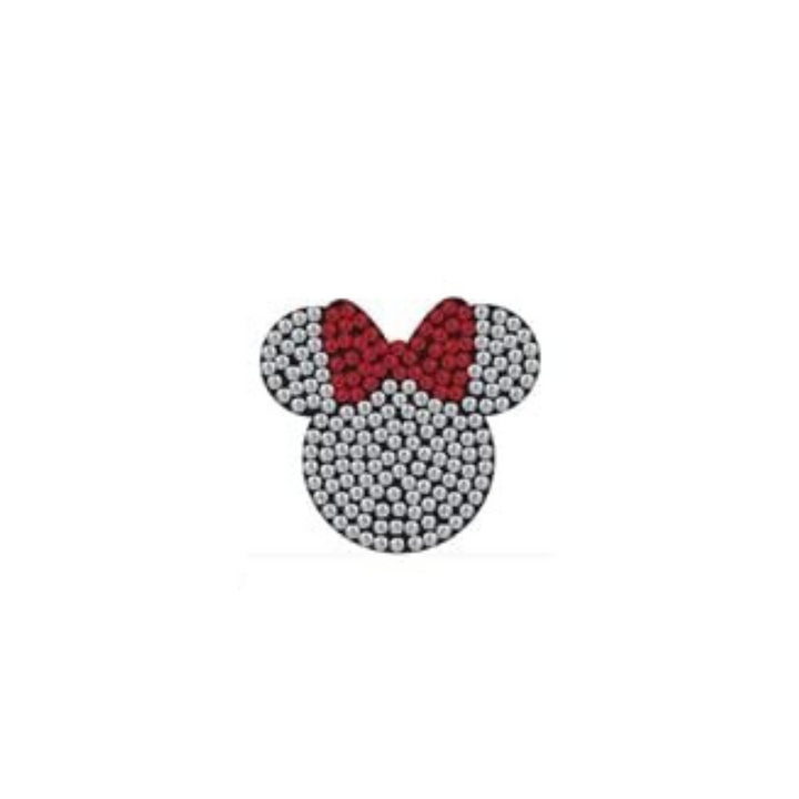 Disney Rhinestone Stemless Wine Glass Inspired  Minnie Fan