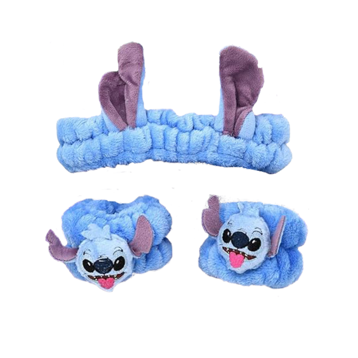 Stitch Plush Wristband and  Headband