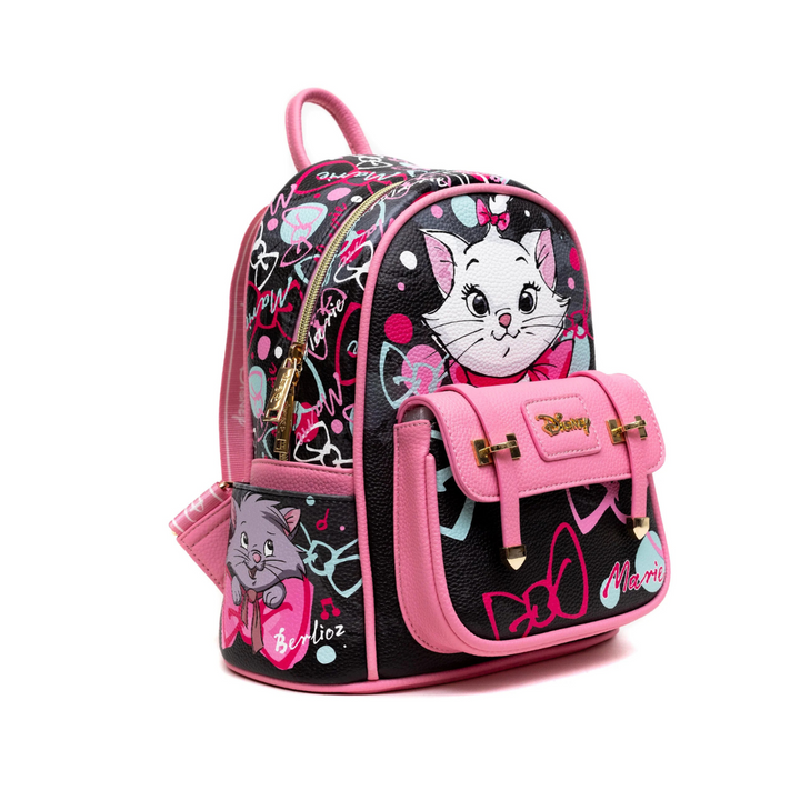 Disney The Aristocats Marie and Friends 11-inch Vegan Leather Mini Backpack