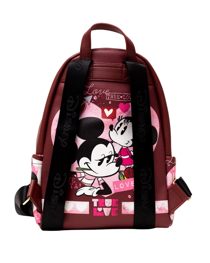 Disney Mickey and Minnie Love - Mini Backpack Vegan Leather