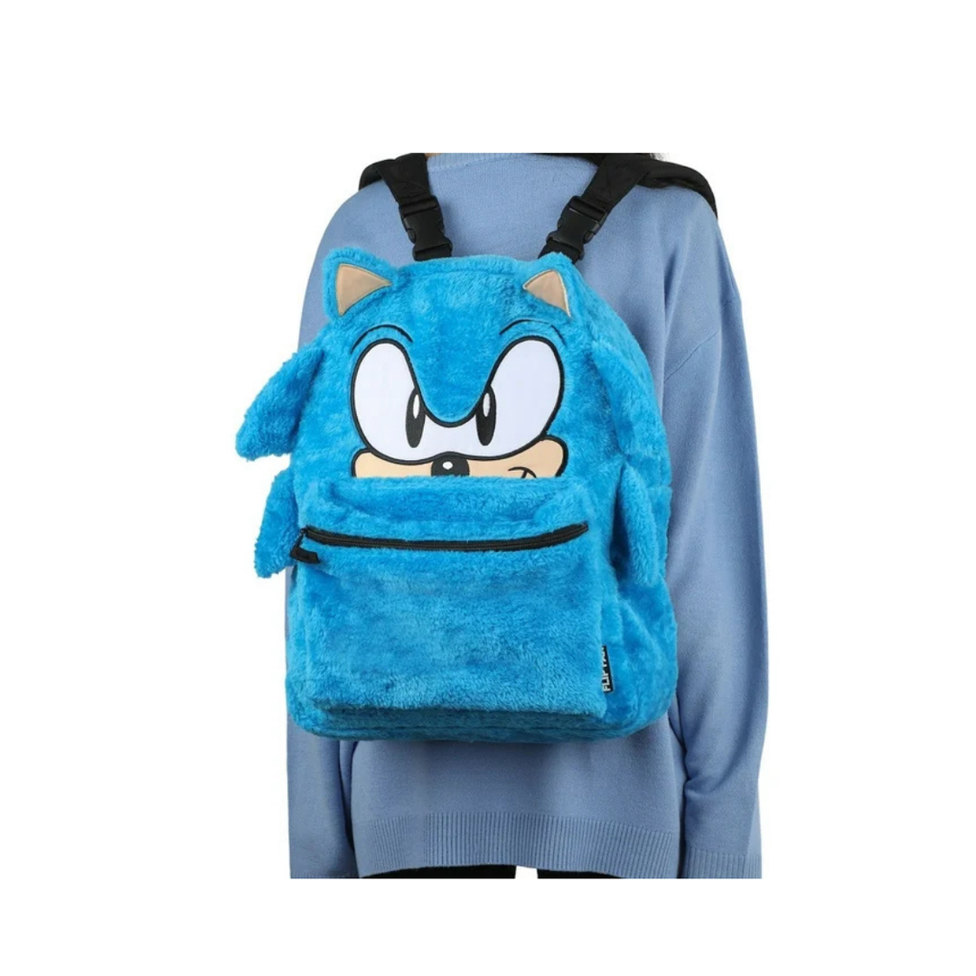 Sonic the Hedgehog Reversible Character 16.5" Backpack