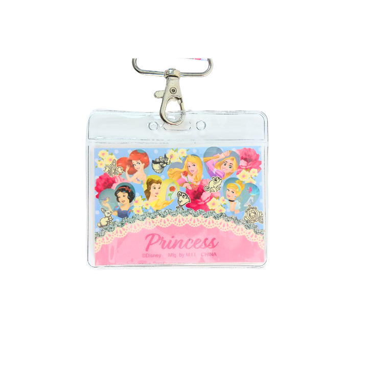 Lanyard  Disney  Princess  Baby Blue w/Deluxe Card Holder