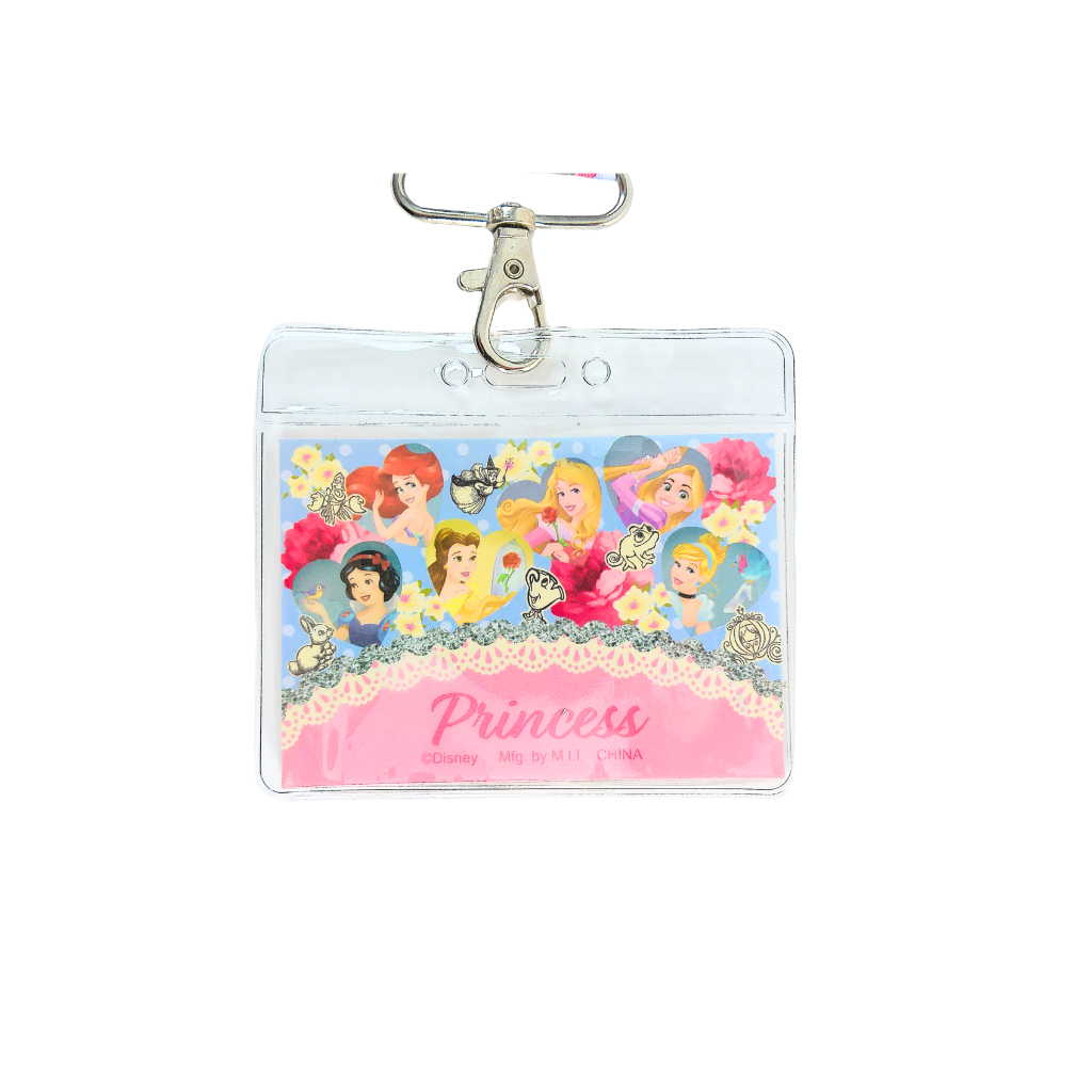 Lanyard  Disney  Princess  Baby Blue w/Deluxe Card Holder