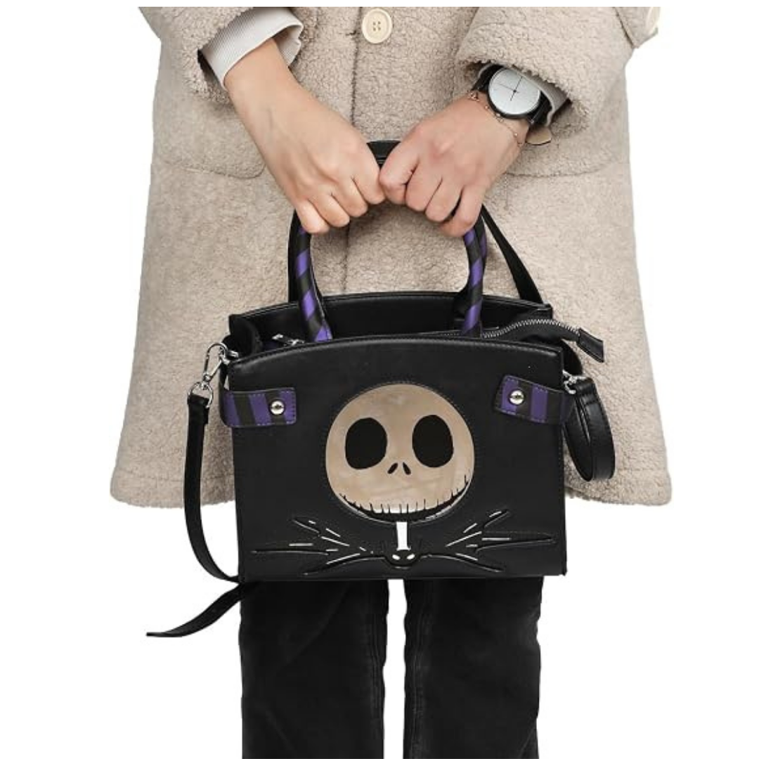 Nightmare Before Christmas Jack Skellington Black Purse