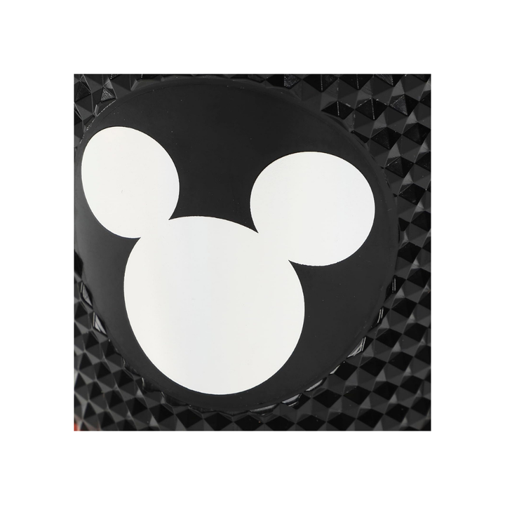 Disney Mickey Mouse Metallic Mickey Ears Logo Red & Black 16 Oz Spiked Acrylic Cup