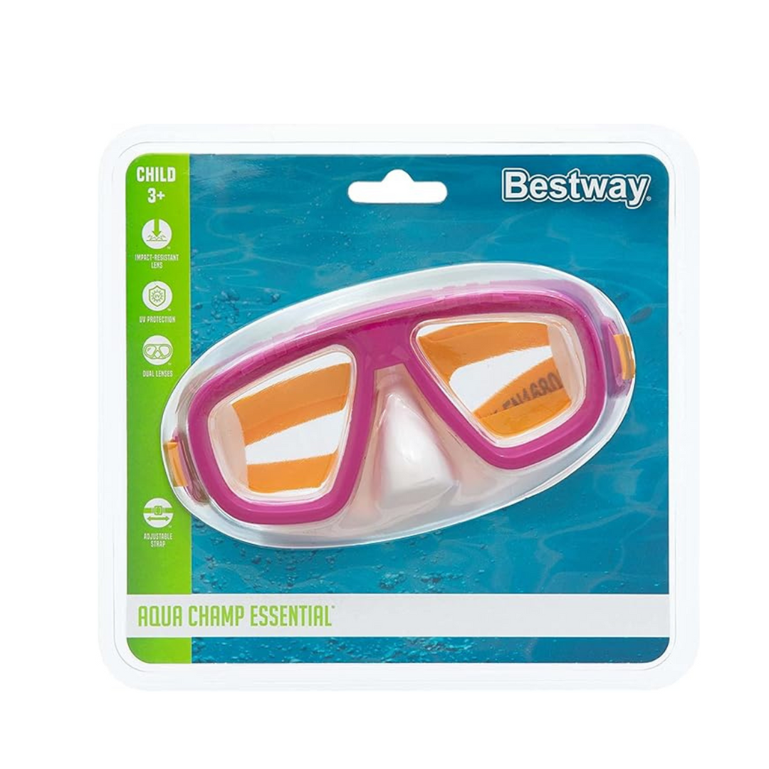 Bestway Multicolor Swimming Mask with Googles
