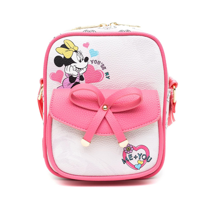 Disney Minnie Mouse 8 Vegan Leather Crossbody Shoulder Bag