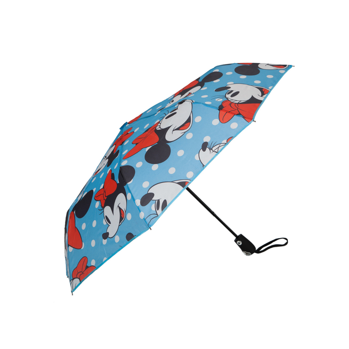 Disney Minnie Mouse Polka Dot Automatic Open Umbrella