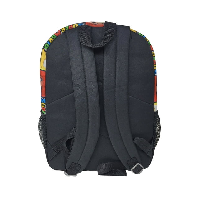 Super Mario Bros 16" Backpack for Kids Multicolor