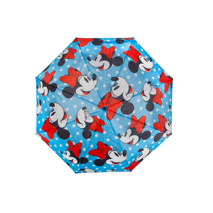 Disney Minnie Mouse Polka Dot Automatic Open Umbrella