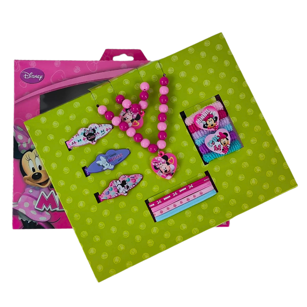 Disney Minnie "Boutique" 15 Piece Accessory Box Set with Jewelry