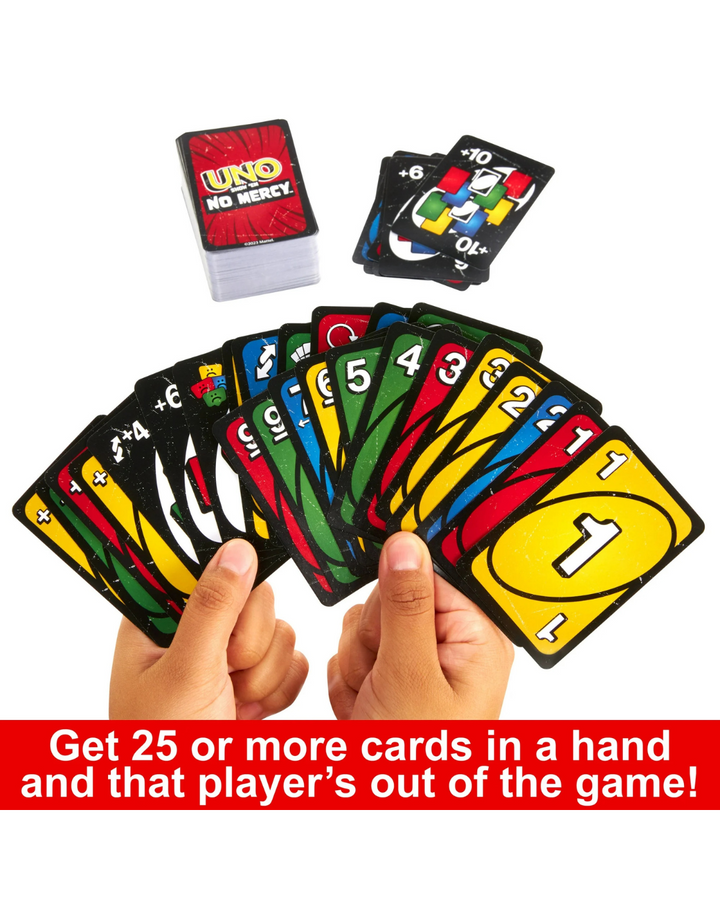 UNO Show ‘em No Mercy Card Game for Kids, Adults & Family Night, Parties and Travel