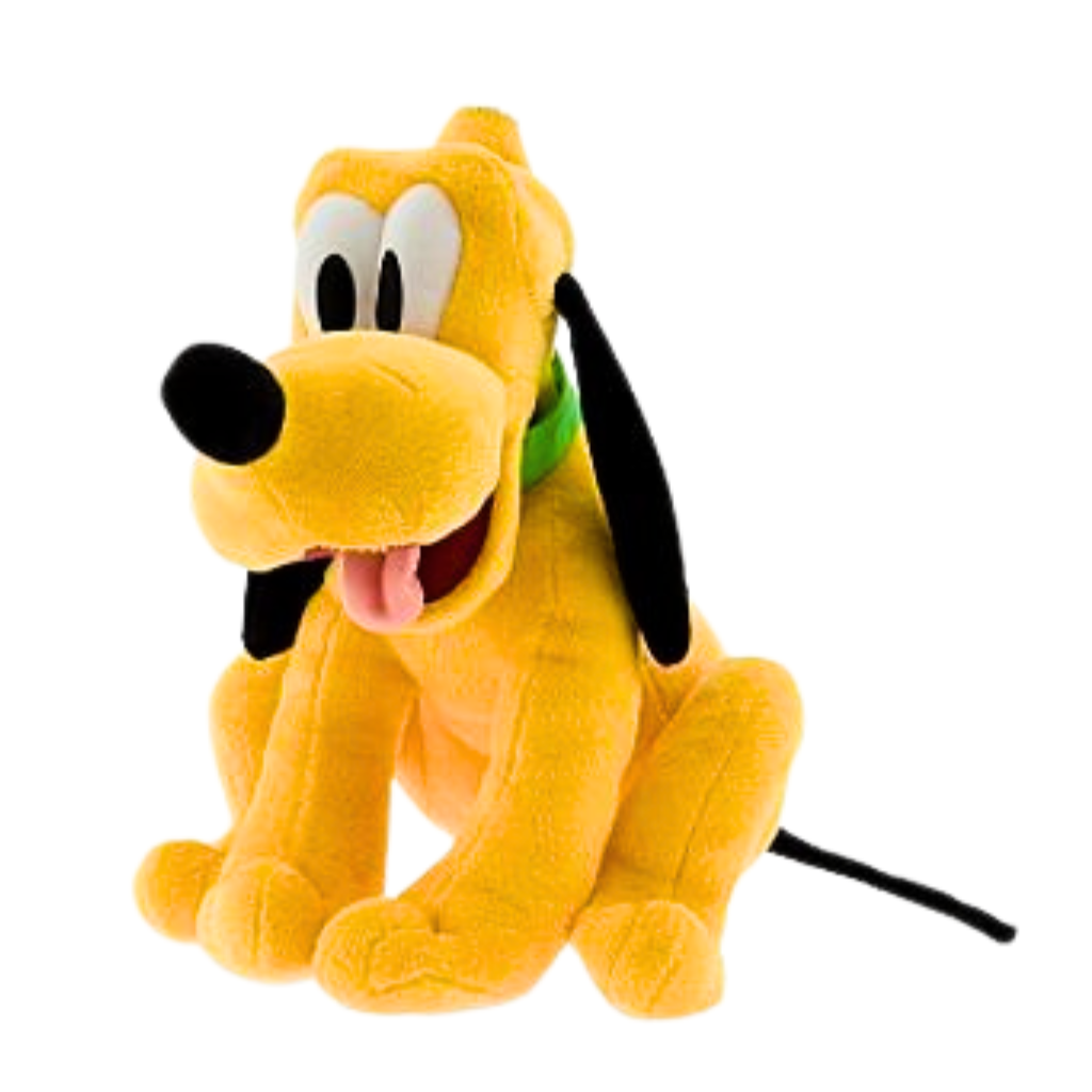 Disney Pluto Sitting Soft Plush – Medium – 16”