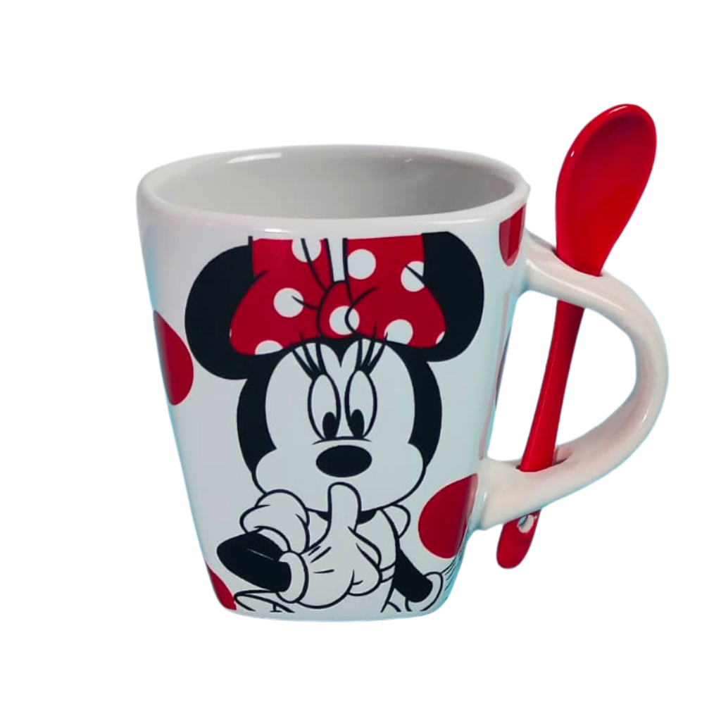 Disney Minnie Mouse Time Out Mug with Spoon by Jerry Leigh