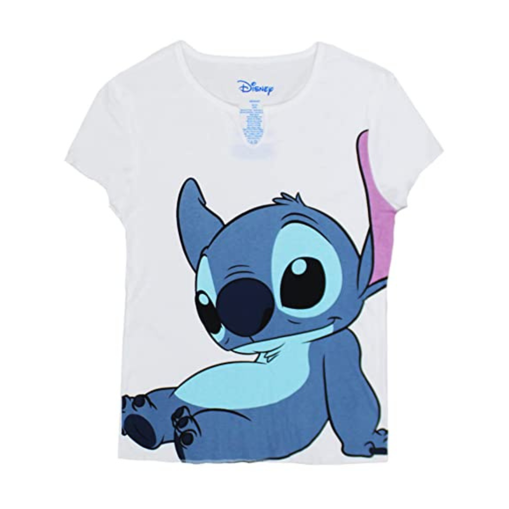 Disney Stitch Leaning V-Cut Lounge Top