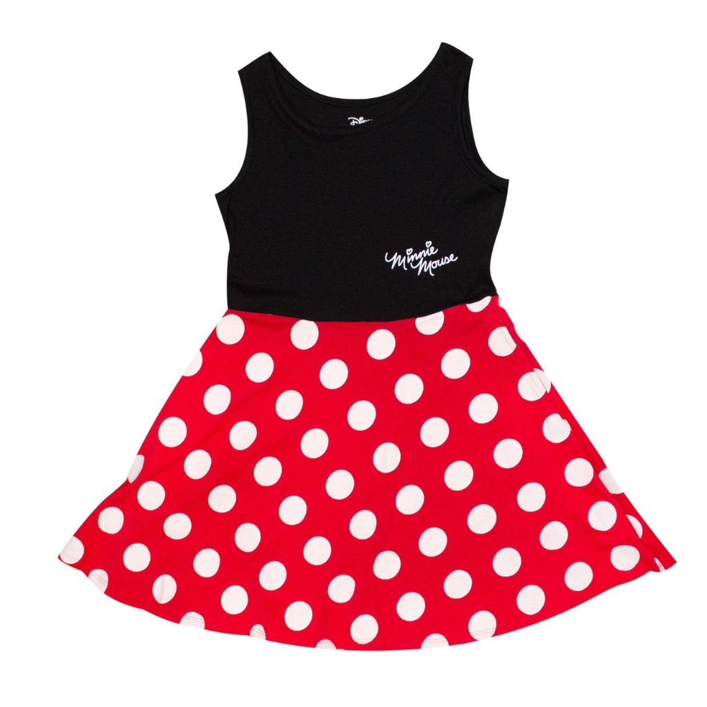 Disney Girls Minnie Mouse Polka Dot Dress