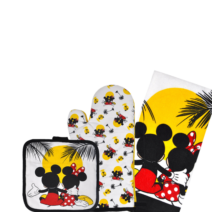Disney Sunset Design Mickey and Minnie Mouse Kitchen Towel Set