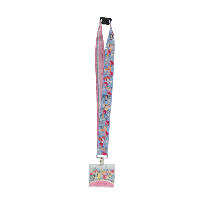 Lanyard  Disney  Princess  Baby Blue w/Deluxe Card Holder
