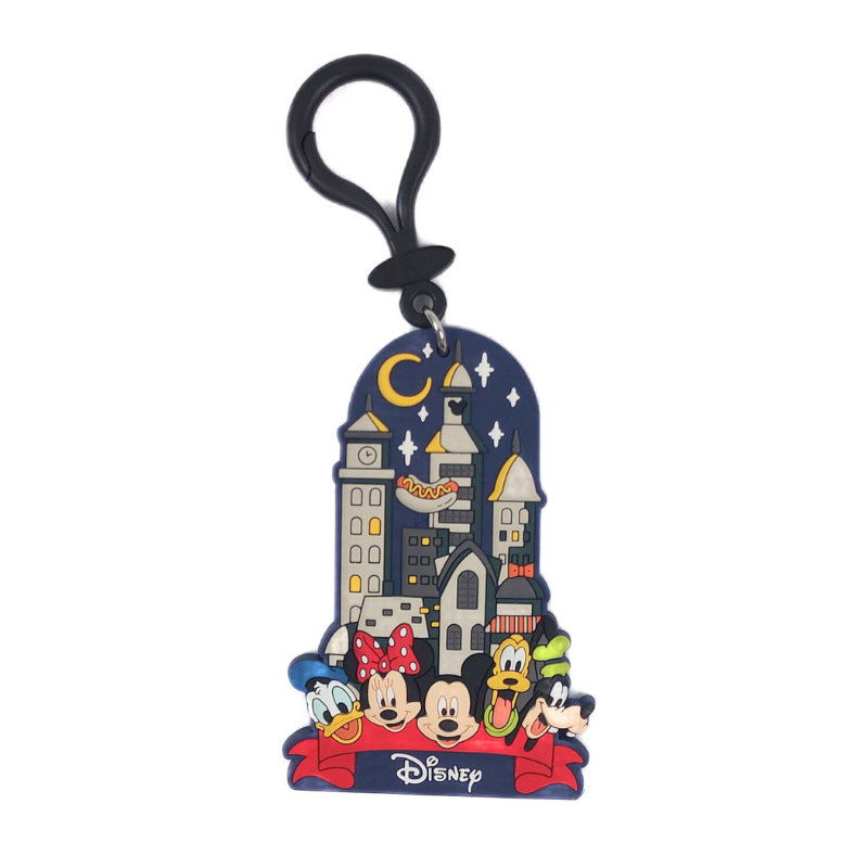 Mickey & Gang Castle Laser Keychain-Key Ring Accesory