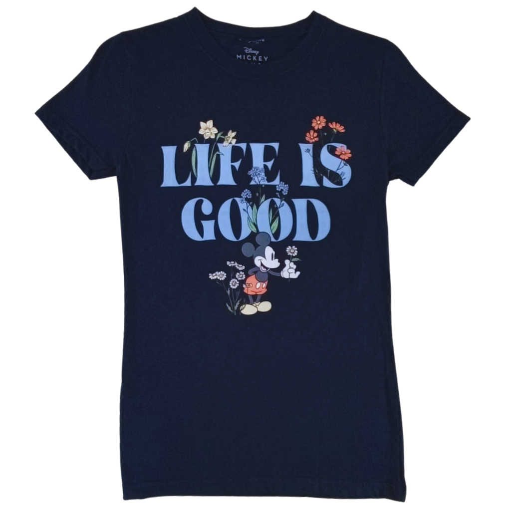 Disney Adults Mickey Mouse Life is Good T-Shirt