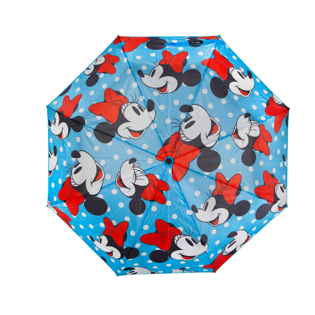 Disney Minnie Mouse Polka Dots Adult Auto-Open Umbrella