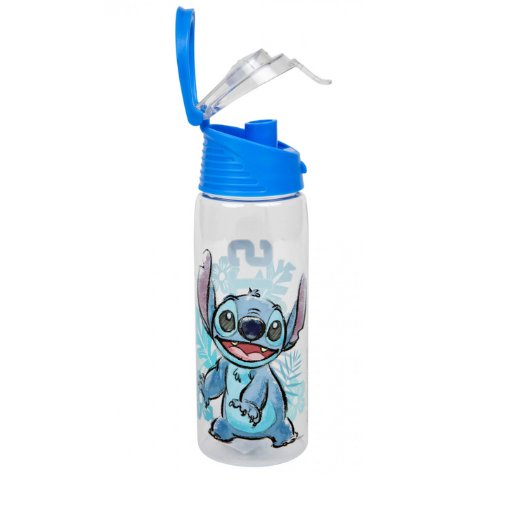 Uh-Oh Stitch Flip Bottle Top Water