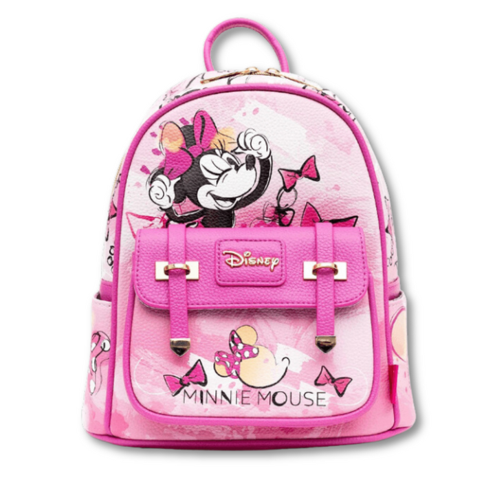 Disney Minnie Mouse 11″ Vegan Leather Mini Backpack