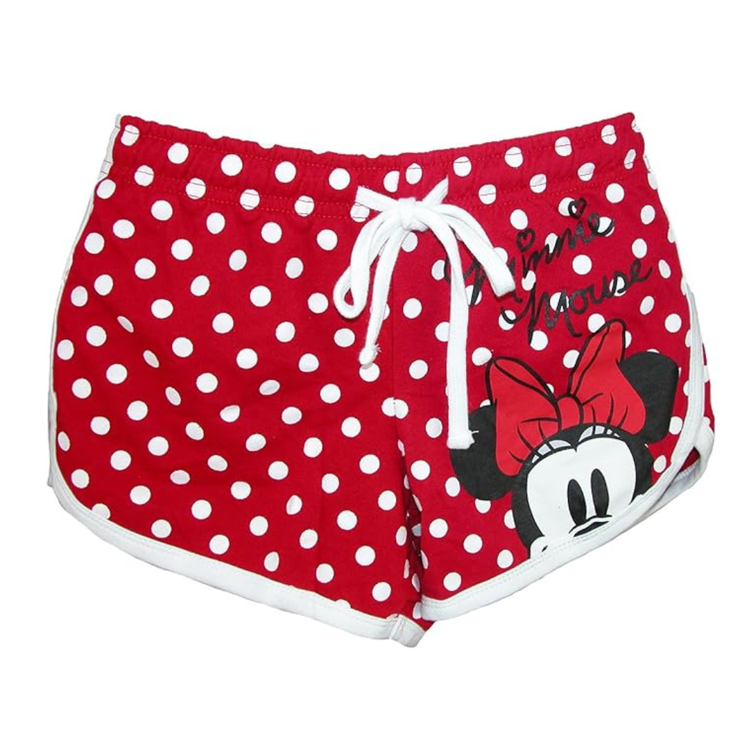Disney Girls Youth Minnie Mouse Peeking Polka Dot Short