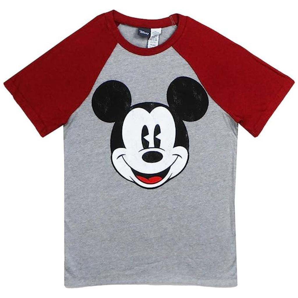Disney Mens All Over Mickey Mouse Pajama Top